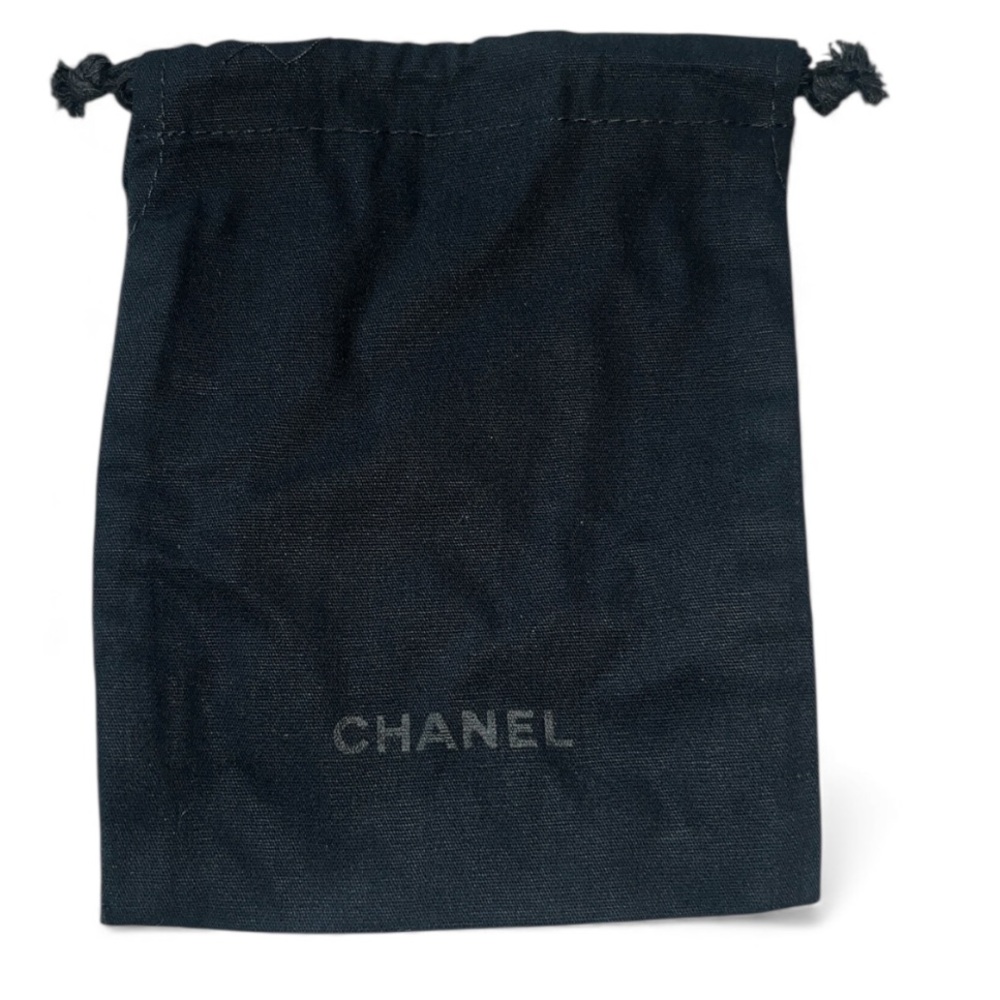 Chanel Black Canvas Pouch - Set of 5
